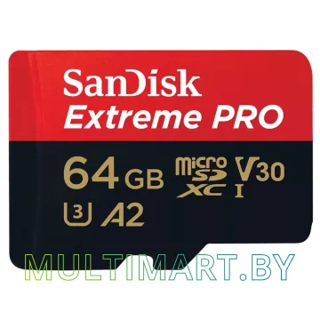 Карта памяти SanDisk Extreme PRO microSDXC 64GB (SDSQXCU-064G-GN6MA)